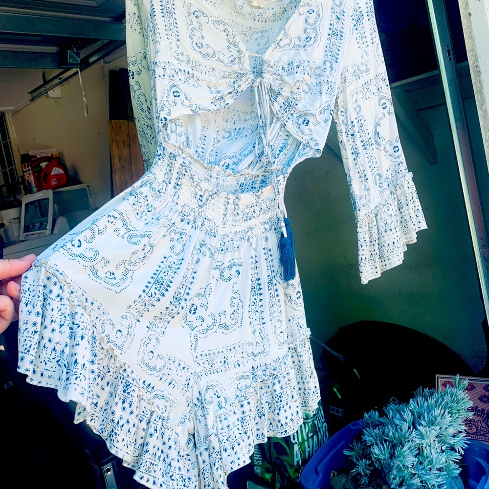 Boho Flowy Romper - Surf Gypsy